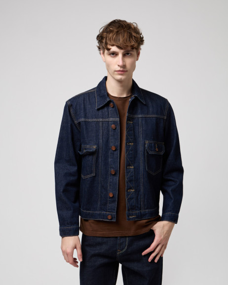 Giacca denim rinse wash Gianni Lupo