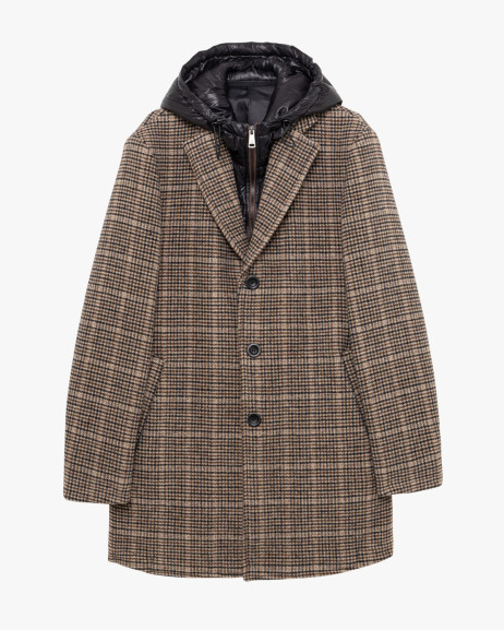Cappotto con pettorina imbottita Gianni Lupo
