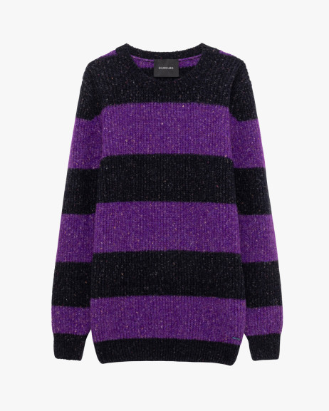 Maglione girocollo a righe Gianni Lupo