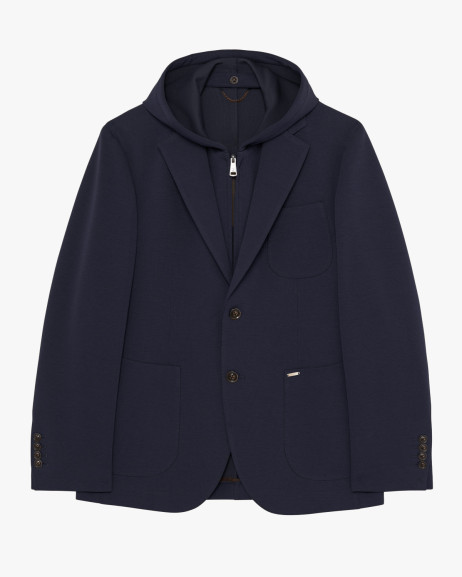 Blazer con cappuccio e pettorina removibile Gianni Lupo