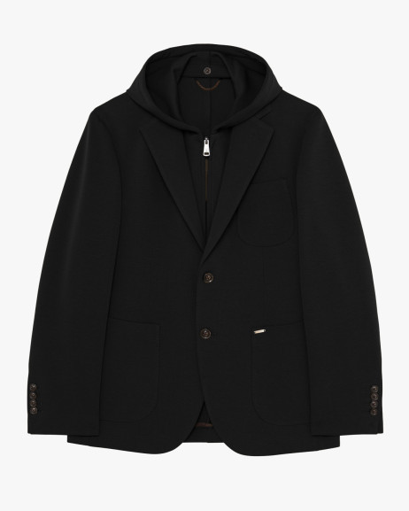 Blazer con cappuccio e pettorina removibile Gianni Lupo