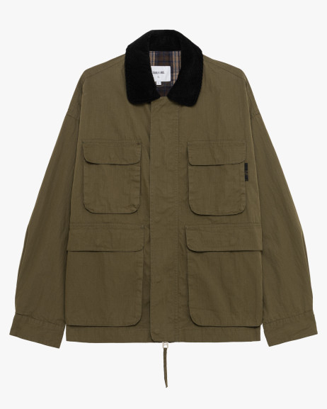 Giacca utility con colletto in velluto Gianni Lupo
