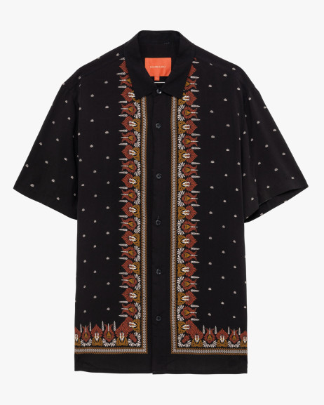 Camicia manica corta con stampa Gianni Lupo